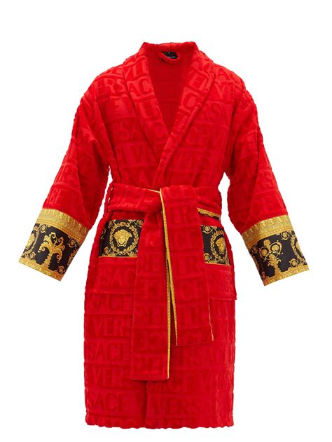 peignoir versace rouge|Versace Peignoir I ♡ Baroque In Red .